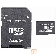 Micro SecureDigital 32Gb QUMO QM32GMICSDHC10U1