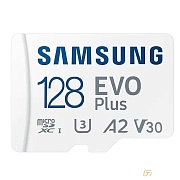 Micro SecureDigital 128GB Samsung MB-MC128KA/RU/EU/CN/KR EVO PLUS + adapter, Class10