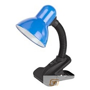 ЭРА C0041426 Настольный светильник N-102-E27-40W-BU синий на прищепке