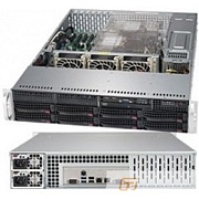 Supermicro SYS-6029P-TR, 2U/2xLGA3647/iC621/16xDDR4/8x3.5 SATA3/IPMI/VGA/2xGb/1000W 1+1
