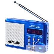 Perfeo мини-аудио Sound Ranger, FM MP3 USB microSD In/Out ридер, BL-5C 1000mAh, синий (PF-SV922BLU) [PF_3183]