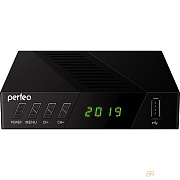 Perfeo DVB-T2/C приставка "STREAM-2" для цифр.TV, Wi-Fi, IPTV, HDMI, 2 USB, DolbyDigital, пульт ДУ [PF_A4488 ]