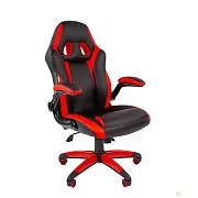 Офисное кресло Chairman game 15 Россия экопремиум черный/красный (7069667)